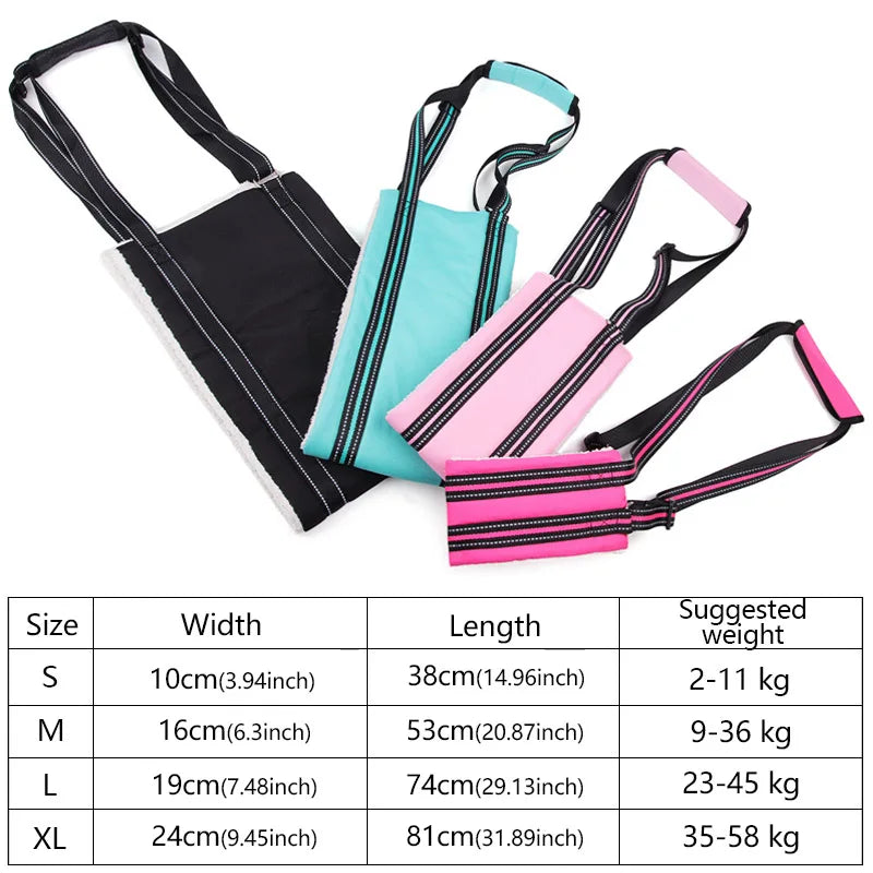 Dog Lift Harness Adjustable Dog Sling Multifunctional Mobility Assistance for Back Legs Weak Pet Aid Assist Tool for Elderly Dog