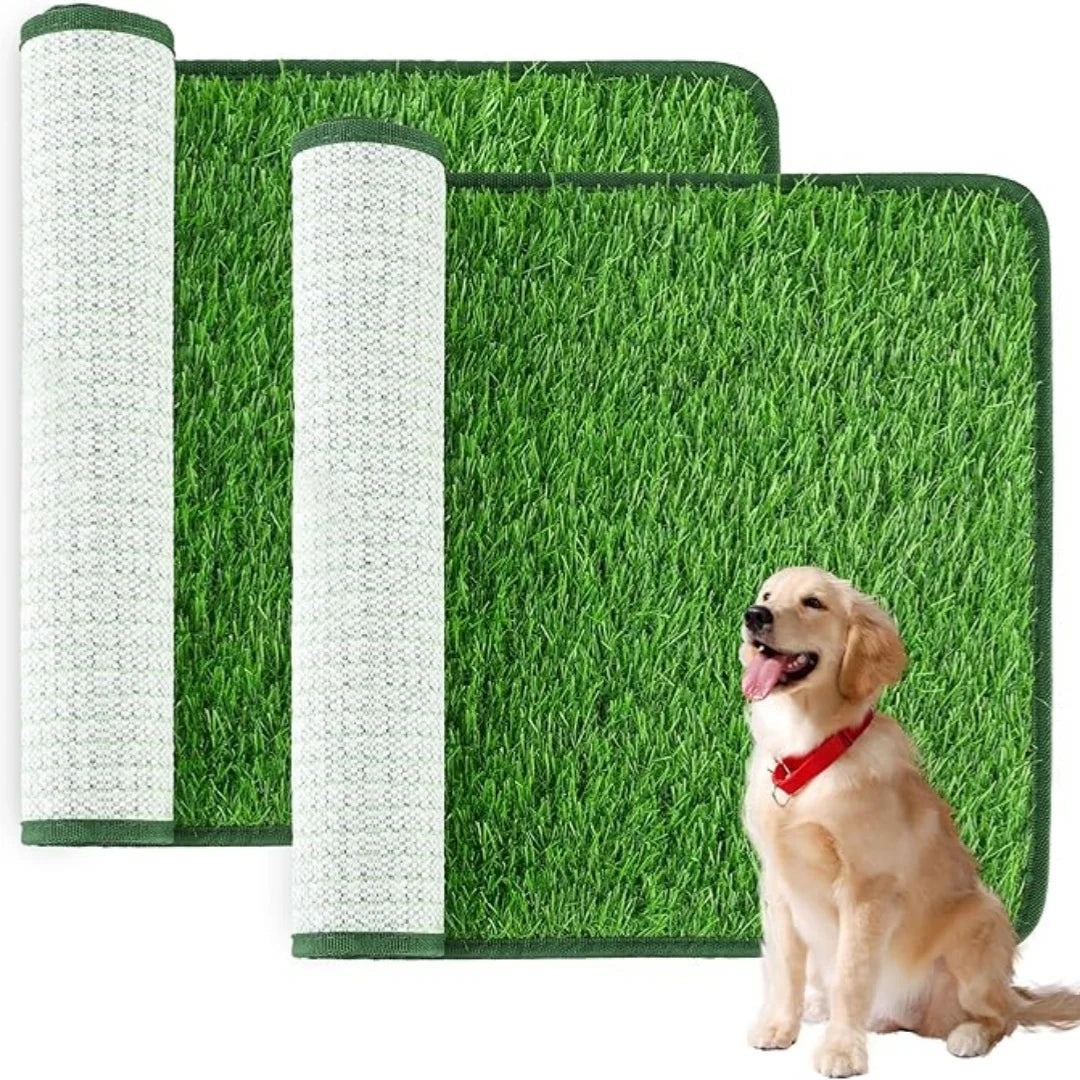 Artificial Grass Dog Potty Pad - Easy Toclean, Odor Resistant,Indoor/Outdoorpet Training Solution
