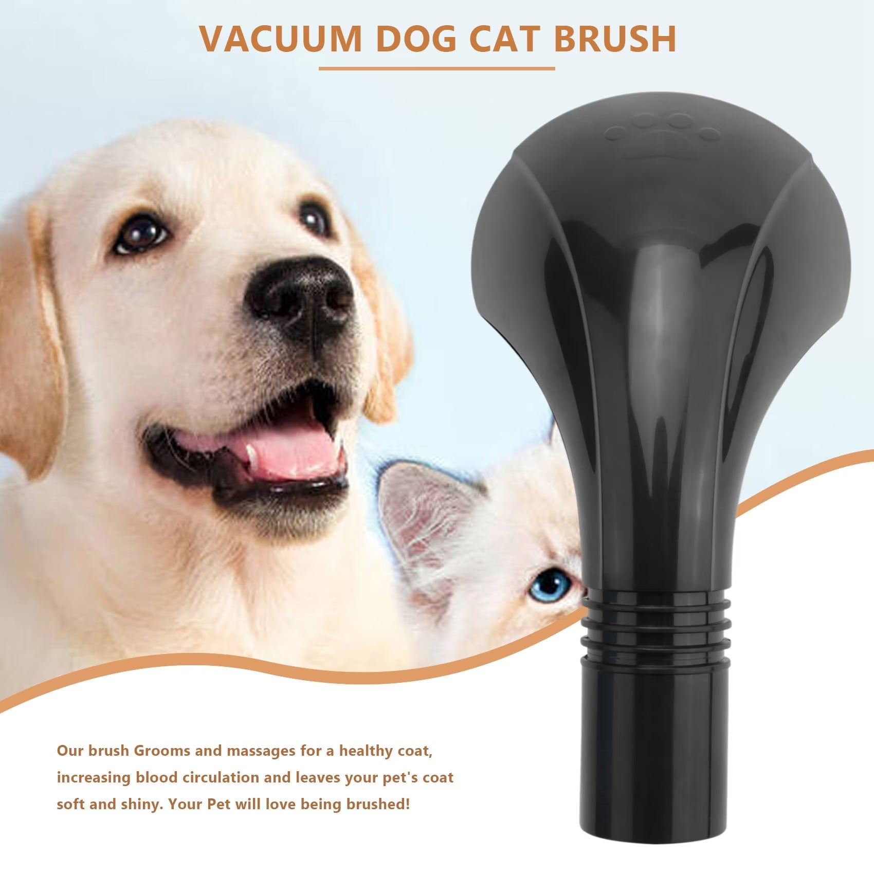 Pet Cat Dog Grooming Brush Vacuum Cleaner Attachment Tool Loose Hair Groom 32Mm Rake