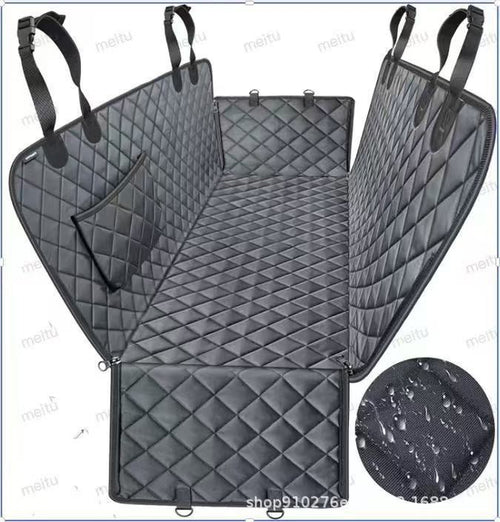 Anti-Scratch Waterproof Pet Car Seat - 600D Heavy Duty Dog Rear Seat Cover
