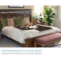 Waterproof Dog Blanket for Bed, Pee Proof Pet Blankets for Couch Sofa Cover, Reversible Furniture Protector Sherpa Cushion Mat for Small to Medium Large Dog, Large, Brown/Tuape, 60"" X 80""