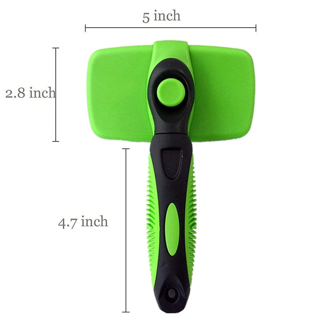 Self Cleaning Dog Brush, Slicker Brush Pet Grooming Brush for Dog & Cat with Short to Long Hair, Premium Deshedding Tool, Effectively Reduces Shedding by up to 98%