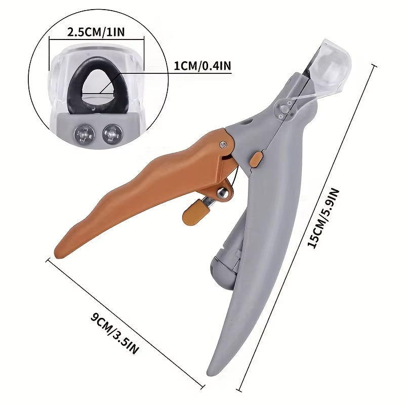 1PCS LED Pet Nail Clipper with Light, Cat and Dog Cleaning Scissors Provide Simple and Safe Beauty Care for Dogs and Cat Claws
