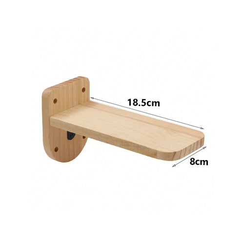 1Pccat Scratching Climbing Post Wall-Mounted Cat Hammock Bed Pet Furniture Kitten Wall Shelf Set Cat Perch Wooden Cat Tree House