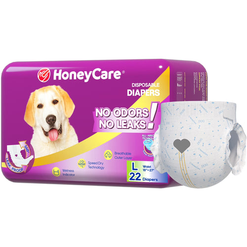All-Absorb A29 Disposable Female Dog Diapers L Size,22 Count, Super Absorbent