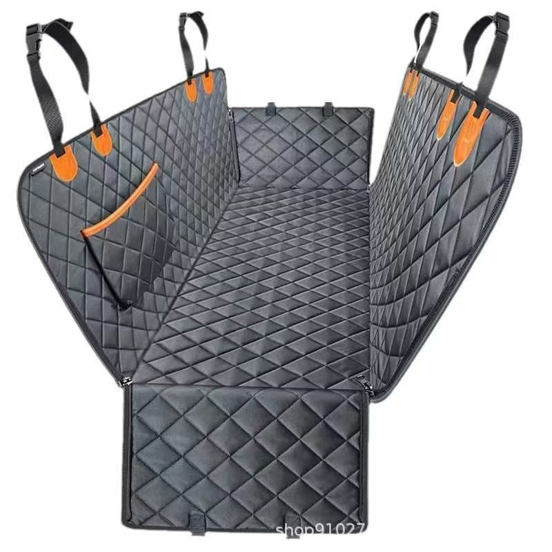 Anti-Scratch Waterproof Pet Car Seat - 600D Heavy Duty Dog Rear Seat Cover