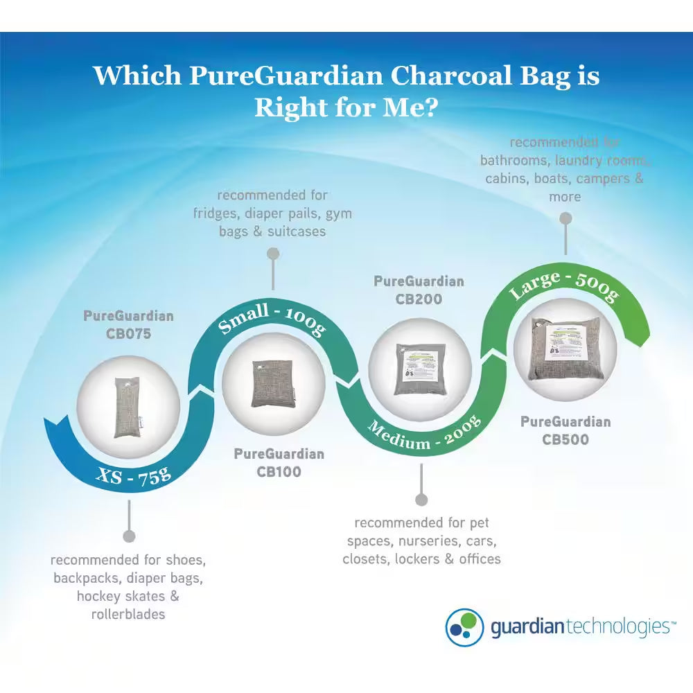 Air Purifying Bamboo Charcoal Bag, 7.1 Oz