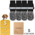 Dog Socks Outdoor Waterproof Dog Shoes Anti-Scratch Adjustable Band Knitted Socks Paw Protection Double-Sided Anti-Slip Dog Sock