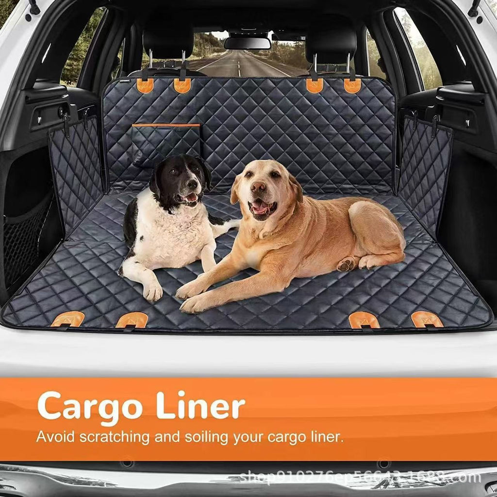 Anti-Scratch Waterproof Pet Car Seat - 600D Heavy Duty Dog Rear Seat Cover